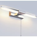 Miniatyrbillede 1 af 5: LED Badeværelsesspejl Lys 40CM LED Spejl Lys Væglampe Badeværelsesspejl Lys Med Træk Kontakt 3000K 920LM 8W IP44 Akryl Lys [Energiklasse F]