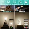 Miniatyrbillede 5 af 5: G9 LED Pærer 1.5W Svarer til 20W Halogen Lys Naturlig Hvid 4000K, AC 220-240V, Ikke-Dæmpbar, Mini Glødepære, Ingen Flimmer, Pakke med 6