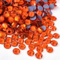 Hot-Fix Glasrhinsten, Flade Krystaller Til Gør-Det-Selv Håndværk, Tøj Og Tilbehør, Orange, 1.440 Stykker, SS16 3,8–4 Mm