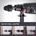 Miniatyrbillede 4 af 5: Sds Plus Chuck 2608572213 Sort Kompatibel Med Bosch Gbh2-26dfr Gbh2-28dfv Gbh4-32dfr Hammerbor