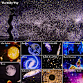 Miniatyrbild 2 av 5: Nattlampa Galaxy Projektor Stjärnhimmel Projektor