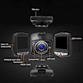 Miniatyrbillede 5 af 5: IC Bil dashcam bil dashcam foran bag