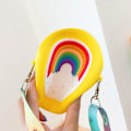 Miniatyrbillede 5 af 5: IC Sød Regnbue Mini Pung Toddler Crossbody Skuldertaske Messenger Taske