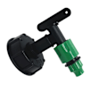 Miniatyrbilde 1 av 5: IC IBC Universal IBC-vanntankadapter, IBC-beholder, tonn fatventil Små dyser med tynne rør