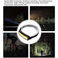 Miniatyrbillede 3 af 5: LED Pandelampe, Ultralet LED Pandelampe, COB Pandelampe til Udendørs Camping, DUBUNS