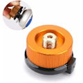 Miniatyrbillede 5 af 5: Camping Gasblus Adapter Konverteringshoved Adapter til Beholder Butan Skrue Gaspatron Adapter Stempel, Udendørsudstyr