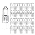 10-pakning G4 halogenpærer 20W 12V – Varmhvitt lys for optimal belysning