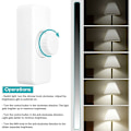 Miniatyrbillede 3 af 5: 3-100W LED dæmper med bagkantsstyring (drejedæmper), bruges til dæmpbare LED, glødelampe, halogenlampe, 220-240V, CE stik-i-kontakt, hvid
