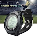 Miniatyrbillede 5 af 5: Fodbolddommerur med timer, timer, natlys, nedtælling, stopur, sportslærerkamp, stor urskive (sort) A