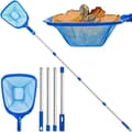 Telescopic Pool Net 180 cm - Fine Mesh Net for Leaves and Algae - For Swimming Pools, Ponds and Above Ground Pools - Easy Cleaning