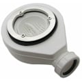 Miniatyrbild 1 av 4: Horisontellt avlopp utan lock Ø90 för duschkar, från DEBUNS