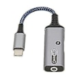 Miniatyrbilde 4 av 5: 2 i 1 USB C til 3,5 mm hodetelefon- og ladeadapter - Type C til Aux lydkontakt med PD 60W hurtiglading Splitterkabel