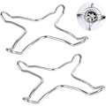 Miniatyrbilde 1 av 5: Pakke Rustfritt Stål Gasskomfyr Reduksjonsring for Gasskomfyr, Kokeplate, Trivet, Wokholder, Gassgryte