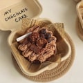 Miniatyrbillede 2 af 4: Bionedbrydelige Engangspapæsker - 10-pak - Æsker til Kager, Mini Kager, Desserter og Tærter - Takeaway Emballage