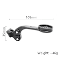 Miniatyrbillede 2 af 5: Til Trek Madone Slr Slr6 Slr8 Cykelcomputer Beslag Og Dobbelt Hoved Base Til Igps Kilometertæller Brack