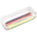 Miniatyrbillede 2 af 5: IC Gennemsigtig taske Stor kapacitet Penalhus Taske opbevaringstaske Holder Transparent PVC Pen taske Pen pose