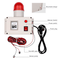 Miniatyrbilde 4 av 5: Vannnivåindikator Alarm Vannnivå Alarm Sensor Vannlinje Indikerende Alarm Lav Eller Høy Vannnivå Sensor Alarm Med Dempningsbryter