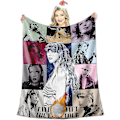 Miniatyrbillede 3 af 5: Taylor Swift sengetæppe, tæppe sengetøj, gave merch til musikelskende, Taylor fest soveværelsesindretning