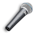 Miniatyrbilde 1 av 2: Shure Beta 58a dynamisk vokalmikrofon
