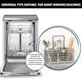 Miniatyrbillede 5 af 5: IC Opvaskemaskine Bestikkurv 240 x 140 mm grå I universal