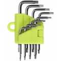 Pikkukuva 1 / 5: Offset Torx -avaimet, 8-osainen Torx-kuusiokoloavainsarja, Tähtiruuvimeisseli T5 T6 T7 T8 T9 T10 T15 T20, Avainsarjat Käsityökalut Torx-kuusiokoloavaimet