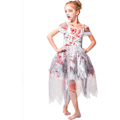 Miniatyrbilde 2 av 7: Zombie Halloween-kostyme, jenter gutter kvinner cheerleader videregående skole fange brud sykepleier store barn fantasiantrekk Brud för flickor 4-6 Jaren