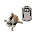 Miniatyrbilde 4 av 5: Pakke med 5 kabelklemmer i rustfritt stål (A4) - For 2 mm kabel - M8 (for 2 mm kabel)