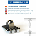 Pikkukuva 5 / 5: 2 x CAT 6a verkkopistorasiaa, 2 x RJ45 FTP-pistorasiaa, suojattu 10 Gbit LAN Ethernet -seinäasennuskaapeli, valkoinen