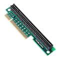 Miniatyrbild 2 av 5: Pci-e 8x till 16x stigeradapter Pci-express X8 till X16 90 graders kort för 1u/2u