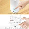 Miniatyrbilde 5 av 5: Batteridrevet Clip-on Leselys for Seng med 3 Lysstyrkenivåer, USB Oppladbar