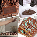 Miniatyrbillede 6 af 7: 2-pak chokoladeforme, silikoneform til chokolade A