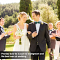 Miniatyrbild 7 av 7: Herr Bow Tie, Klassisk enfärgad slips Bow Tie för män, Satin Tux Bow Tie, Justerbar formell Bow Tie för fest, bröllop 3pcs-DARK GREEN