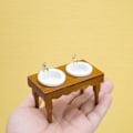 Pikkukuva 2 / 5: IC 1/12 Nukkekodin Miniatyyritarvikkeet Minimihuonekalut Kaksoisallas