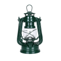 Miniatyrbillede 1 af 5: IC 19cm Retro Udendørs Camping Fotogenlampe Bærbar Lygte Bronze Grøn en one size