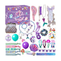 Miniatyrbild 6 av 7: Blind Box Hole Fun Barn DIY Dockdocka Nyckelring Sjöjungfru Enhörning Set Present JR10
