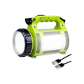 Pikkukuva 1 / 5: Ladattava vedenpitävä LED-taskulamppu, 2600mAh CREE LED 3 in 1 tehokas, kannettava kohdevalaisin retkeilylamppu, lyhty USB-kaapeli mukana retkeilyyn