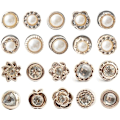 Miniatyrbild 1 av 5: Brosch knappar 20-pack