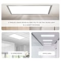 Miniatyrbilde 5 av 5: LED Downlight 40W 6500K LED Panel Downlight 30X60cm Hvite Rasterlys Innfelt Lys Taklampe fo