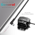 Miniatyrbillede 5 af 5: Dash Cam OBD Hardwire Kit, Dash Camera USB Type C Hardwire Kit med OBD Power Cable til Dashcam 12-24V til 5V/3A
