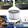 Miniatyrbillede 4 af 5: Sæt med 6 filtre til oppustelige Mspa-whirlpools, 106 cm - 6 udskiftningsfilterpatroner til oppustelige Mspa-whirlpools