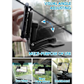 Miniatyrbillede 5 af 5: Biltelefonholder 360 Graders Rotation, Instrumentbræt Mobiltelefonholdere til Bil GPS og 4-7 Tommer Smartphones (Sort), DEBUNS
