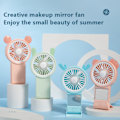 Miniatyrbild 2 av 5: IC Med Beauty Spegel Mini Fläkt USB Uppladdningsbar Handhållen Sminkspegel Mi A3