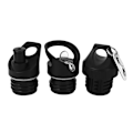 Miniatyrbild 2 av 5: 3-pack lock för Hydro Flask standard munvattenflaska, inklusive sugrör, bitventil och två lock