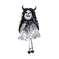Miniatyrbillede 8 af 8: Halloween-vedhæng dekoration spøgelsesansigt spøgelseslegetøj bar lilla grøn vedhæng trick-vedhæng (Ready stock) Purple ghost face