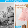 Pikkukuva 5 / 7: 10 kappaletta puisia vauvan henkareita, DIY puiset taaperohenkarit, puiset vauvan lasten henkarit, liukumattomat vauvan henkarit vauvoille, taaperoille ja lasten vaatteille Clothes stand – 10 pcs