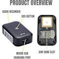 Miniatyrbillede 3 af 5: Gf-21 Mini GPS Tracker Stemmeaktiveret Optager Lydenhed Wifi/gsm