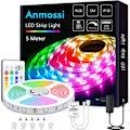 Miniatyrbilde 1 av 5: IC LED-stripe 5M, RGB LED-stripe, SMD 5050 lysstripe, Fargeskiftende LED-lyskjede