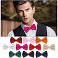 Miniatyrbillede 7 af 7: Flot Butterfly-slips til mænd, klassisk ensfarvet slips Butterfly-slips til mænd, satin Tux Butterfly-slips, justerbar formel Butterfly-slips til fest, bryllup Rose red