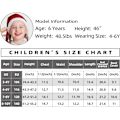 Miniatyrbild 7 av 8: Barnens Julkläder Flickor Jul Pojkar Tomte Kläder Fina Kostymer Hattar Skor Presenter 3-10 År Flicka 3-4 Jahre