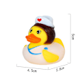 Pikkukuva 1 / 9: Luovia Halloween-kumikissoja, jotka ääntävät puristamalla, MJ51-lelu, kelluva keltainen kissa (10 kpl) Loving Nurse Duck